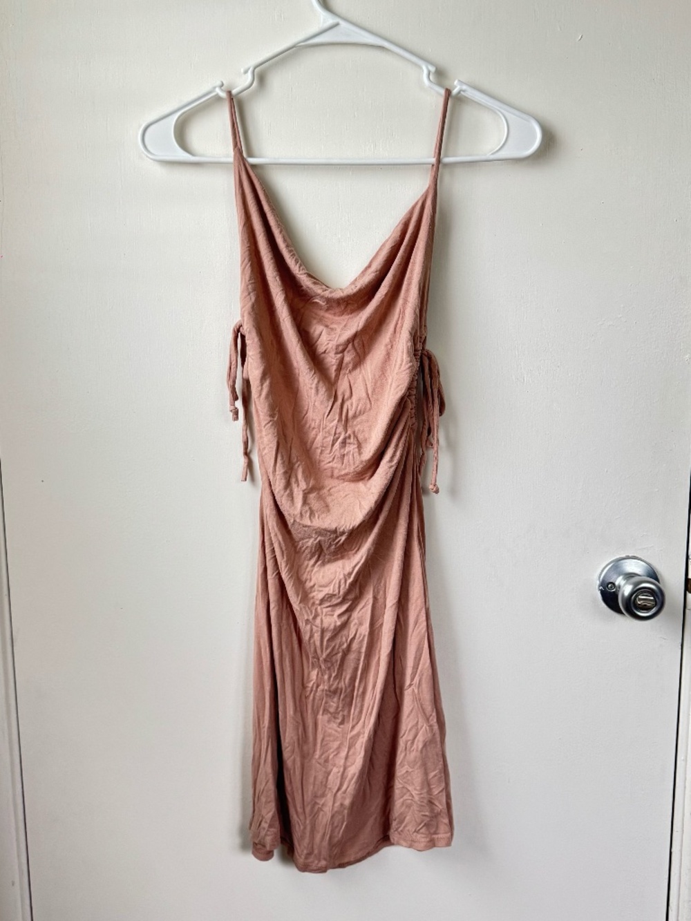 Cream/mocha dress, so soft and comfy! Only worn once